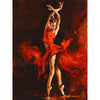 Ballerina In Red - DIY Painting By Numbers Kit