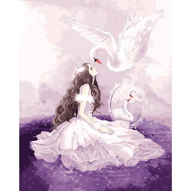 Angel Swan - DIY Painting By Numbers Kits