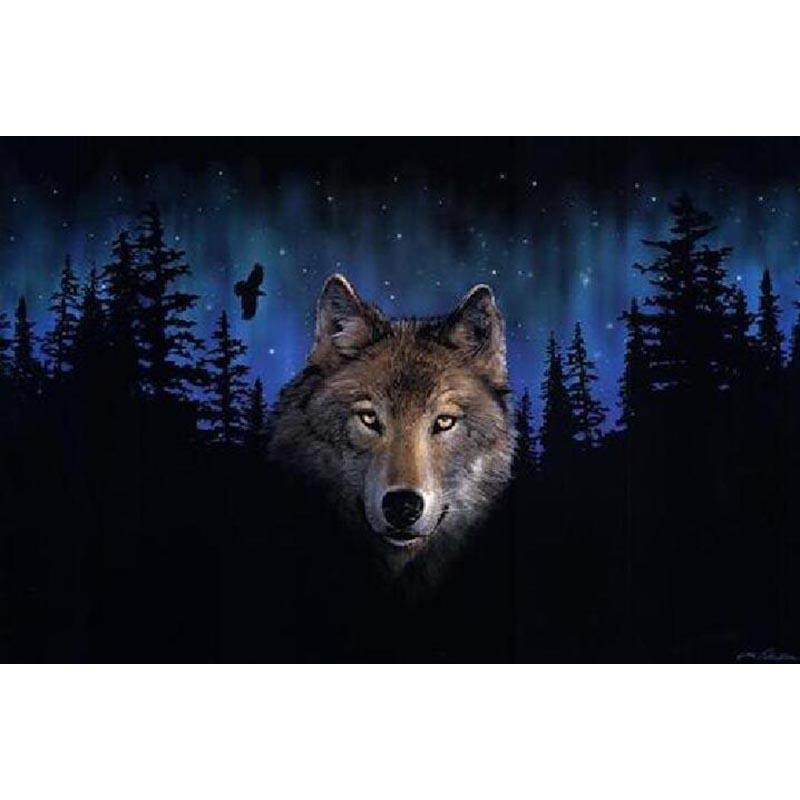 Night's Wolf - DIY Painting By Numbers Kits