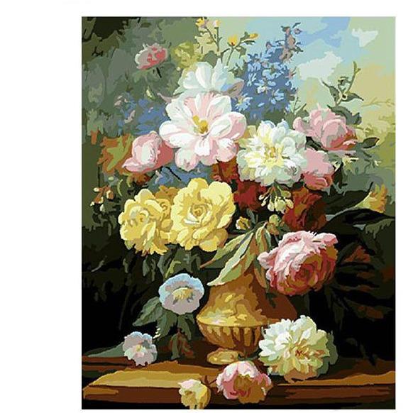 Colorful Flowers - DIY Painting By Numbers Kits