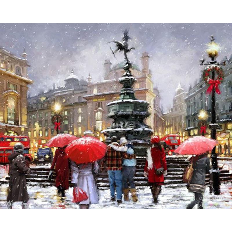 Christmas Time - DIY Painting By Numbers Kit