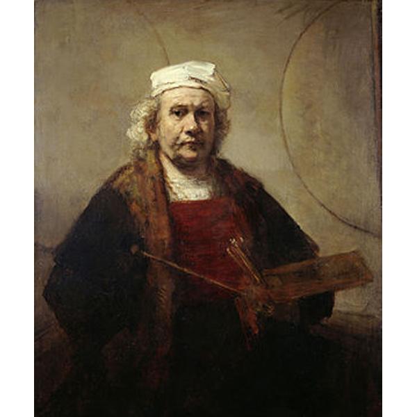 Self-Portrait with Two Circles - Rembrandt DIY Painting By Numbers Kit