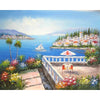 City With Sea View - DIY Painting By Numbers Kit