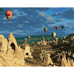 Hot Air Balloon - DIY Painting By Numbers Kit