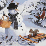 Snowman - DIY Painting By Numbers Kit