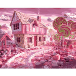 Candy House - DIY Painting By Numbers Kit