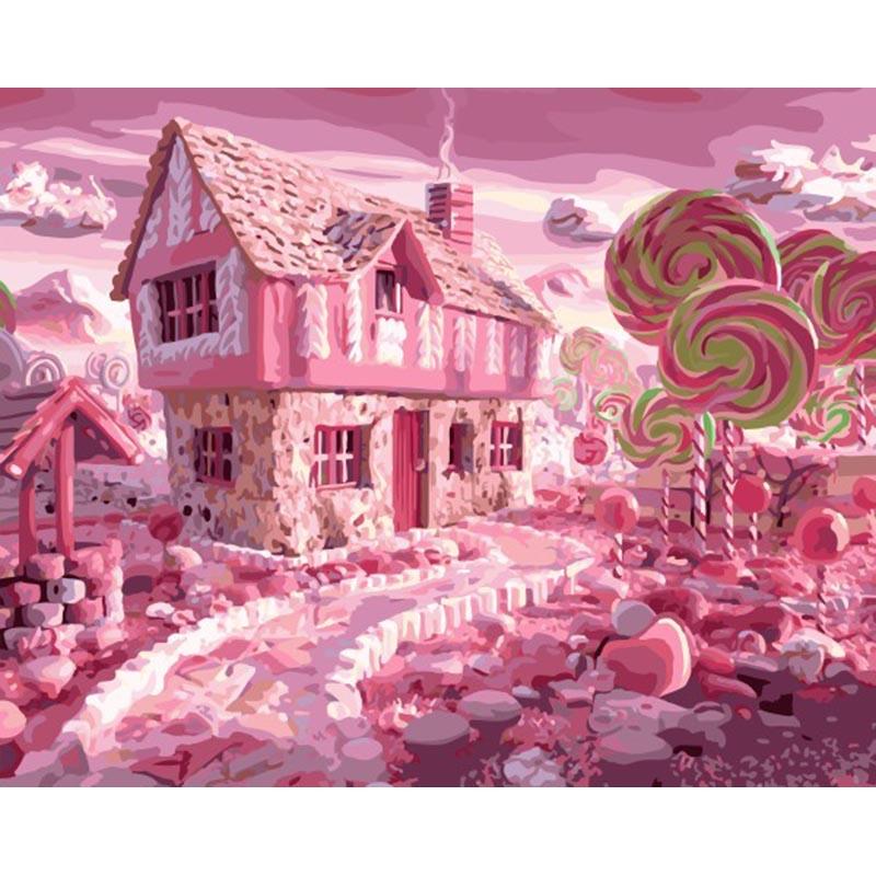 Candy Wonderland - DIY Painting By Numbers Kit