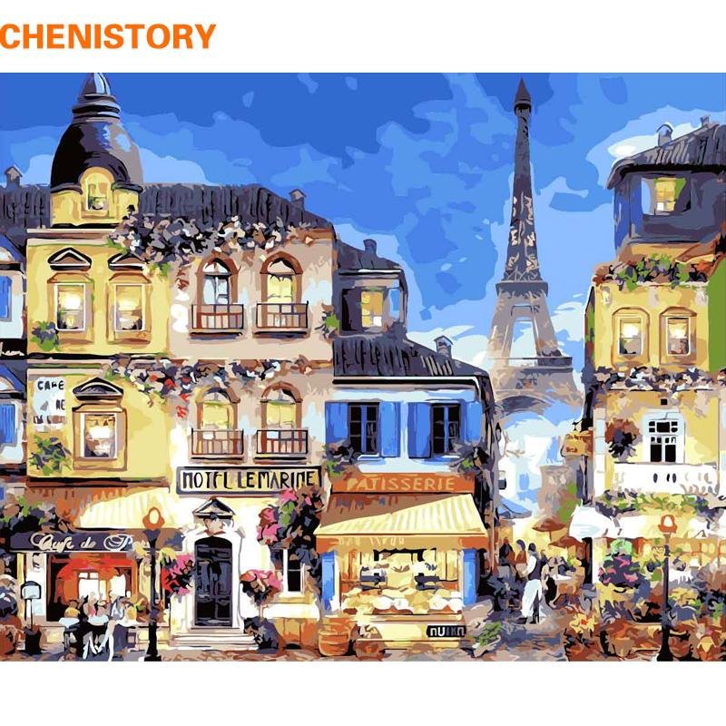 Paris City - DIY Painting By Numbers Kit