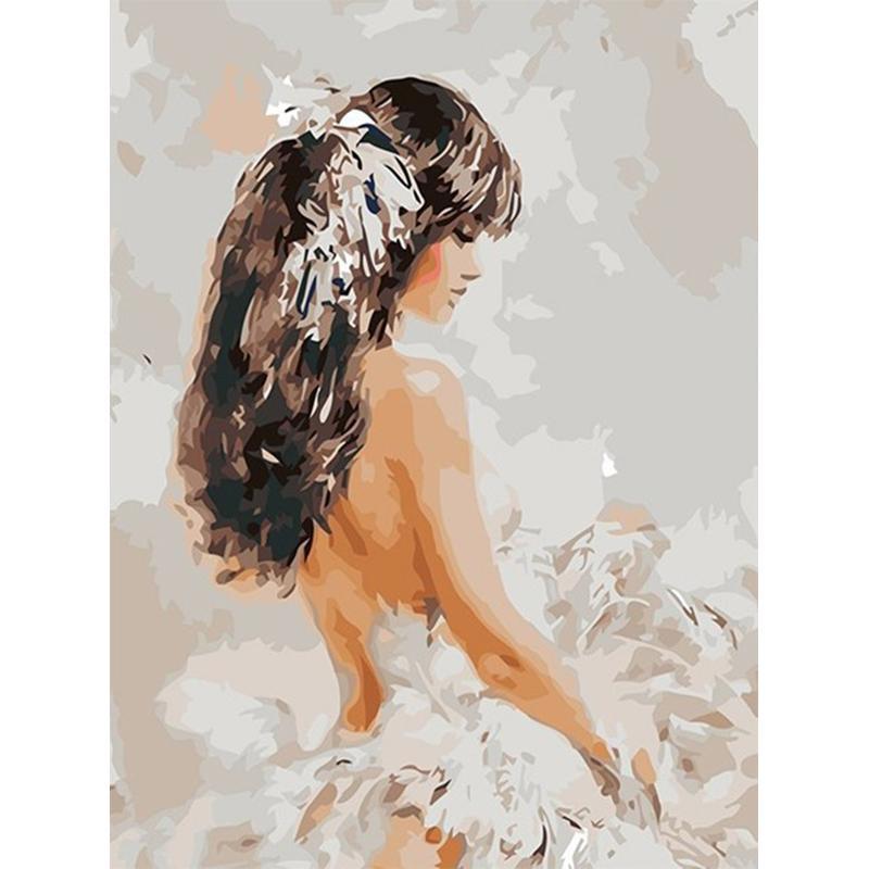 Stunning Girl - DIY Painting By Numbers Kit