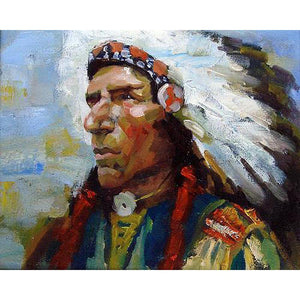 Tribal Man - DIY Painting By Numbers Kit