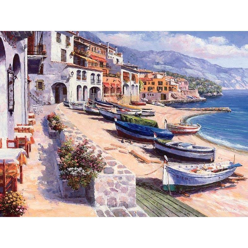 Opulent Ocean View - DIY Painting By Numbers Kit