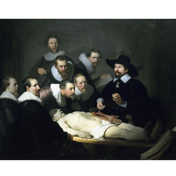 The Anatomy Lesson of Dr. Nicolaes Tulp - Rembrandt DIY Painting By Numbers Kit