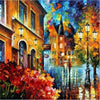 Abstract European City - DIY Painting By Numbers Kit