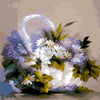 Floral Basket - DIY Painting By Numbers Kit