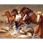 Wild Horses - DIY Painting By Numbers Kit