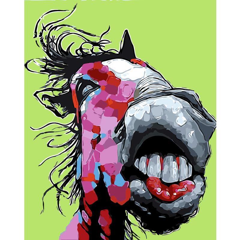 Crazy Horse - DIY Painting By Numbers Kit