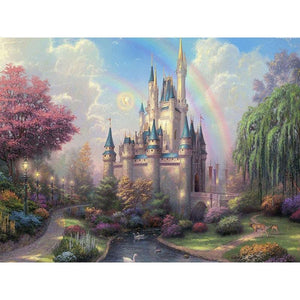 Fascinating Castle - DIY Painting By Numbers Kit