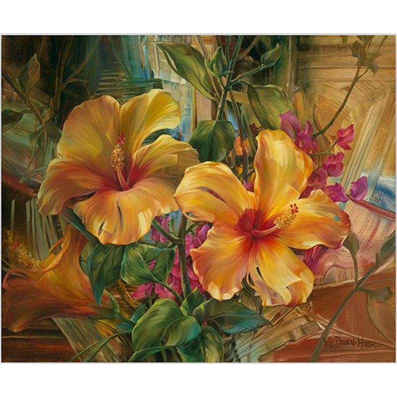 Yellow Lilies - DIY Painting By Numbers Kit