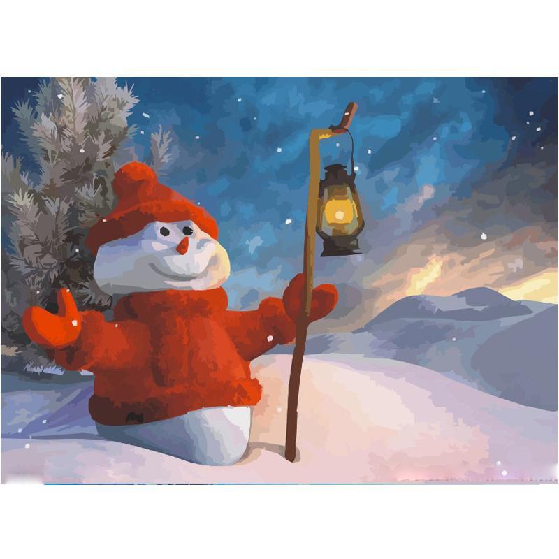 Welcome to Winter - DIY Painting By Numbers Kit