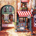 Paris Cafe - DIY Painting By Numbers Kit