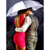 Couple Under An Umbrella - DIY Painting By Numbers Kit