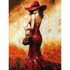 Lady in Red - DIY Painting By Numbers Kit