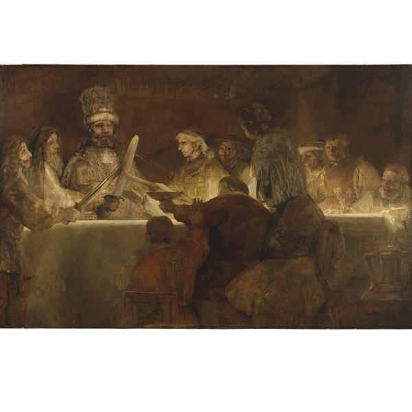 The Conspiracy of Claudius Civilis - Rembrandt DIY Painting By Numbers Kit