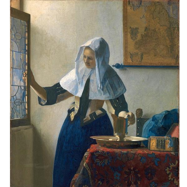 Woman with a Water Jug - Jan Vermeer DIY Painting By Numbers Kit