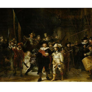 The Night Watch - Rembrandt DIY Painting By Numbers Kit