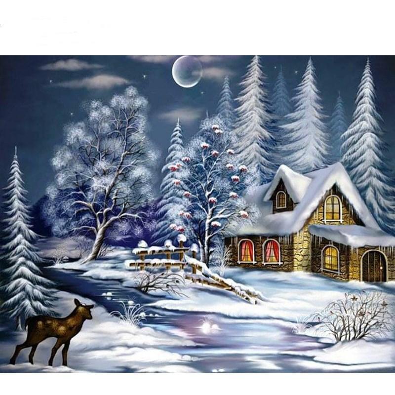 Merry Christmas - DIY Painting By Numbers Kit