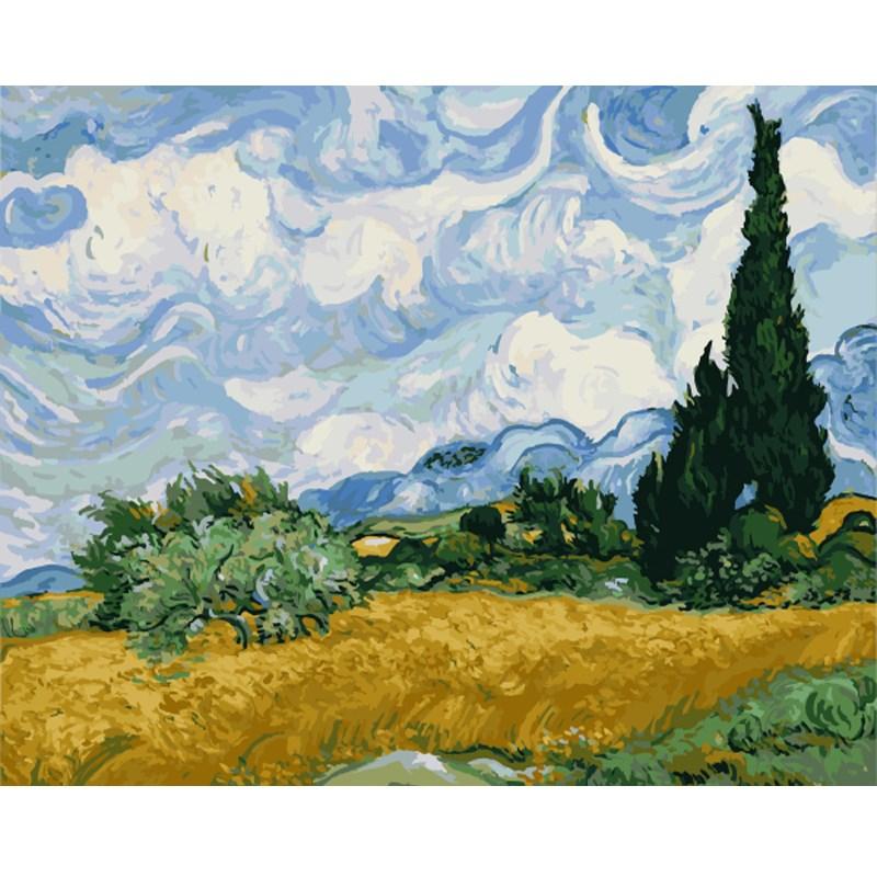 Wheat Field - DIY Painting By Numbers Kit