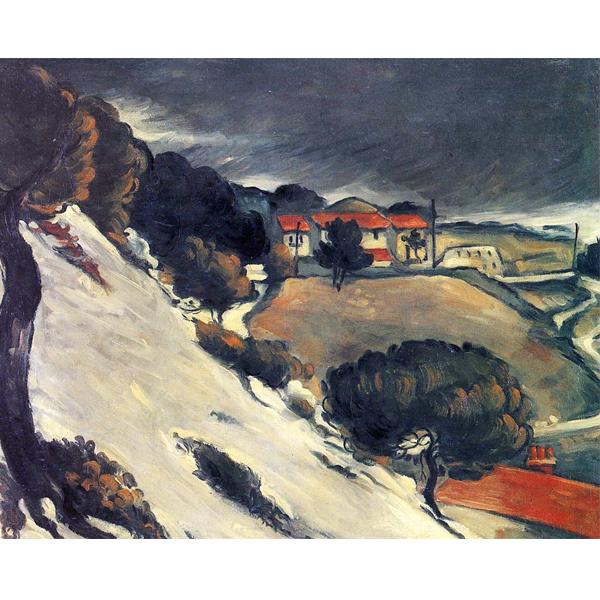 Melting Snow - Paul Cezanne DIY Painting By Numbers Kit