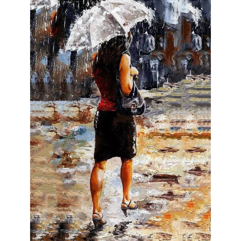 Rainy Night - DIY Painting By Numbers Kit