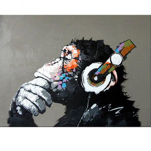 Funky Monkey - DIY Painting By Numbers Kit