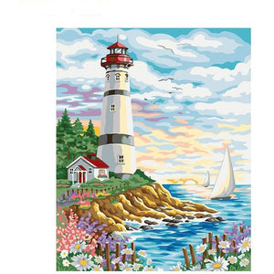 Lighthouse - DIY Painting By Numbers Kit