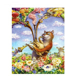 Cat Playing Bagpipes - DIY Painting By Numbers Kit