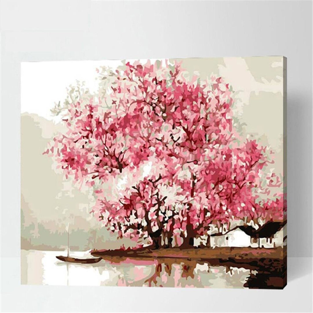 Pink Blossoms - DIY Painting By Numbers Kits