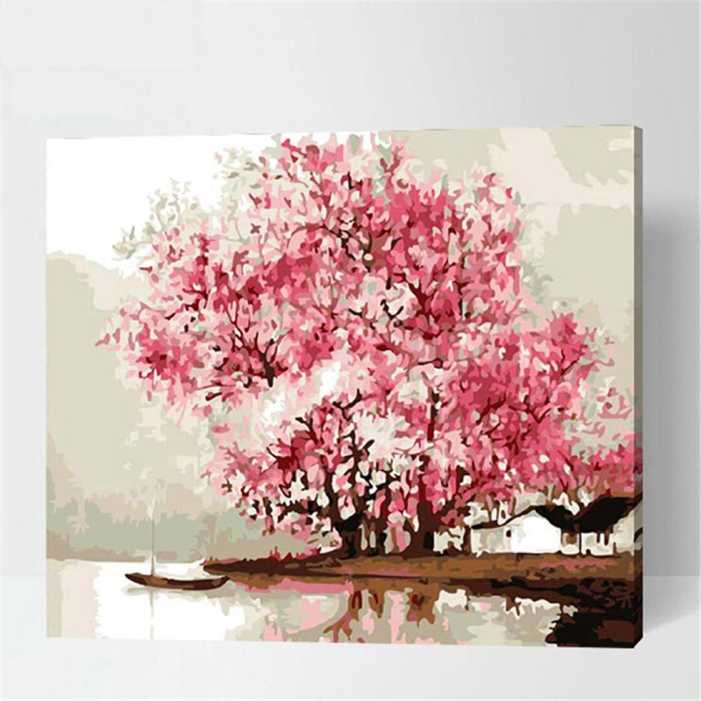 Sakura Tree Art - DIY Painting By Numbers Kit