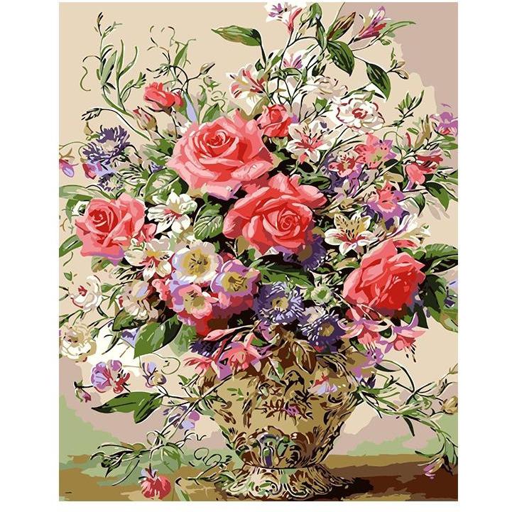 Bunch of Flowers - DIY Painting By Numbers Kit