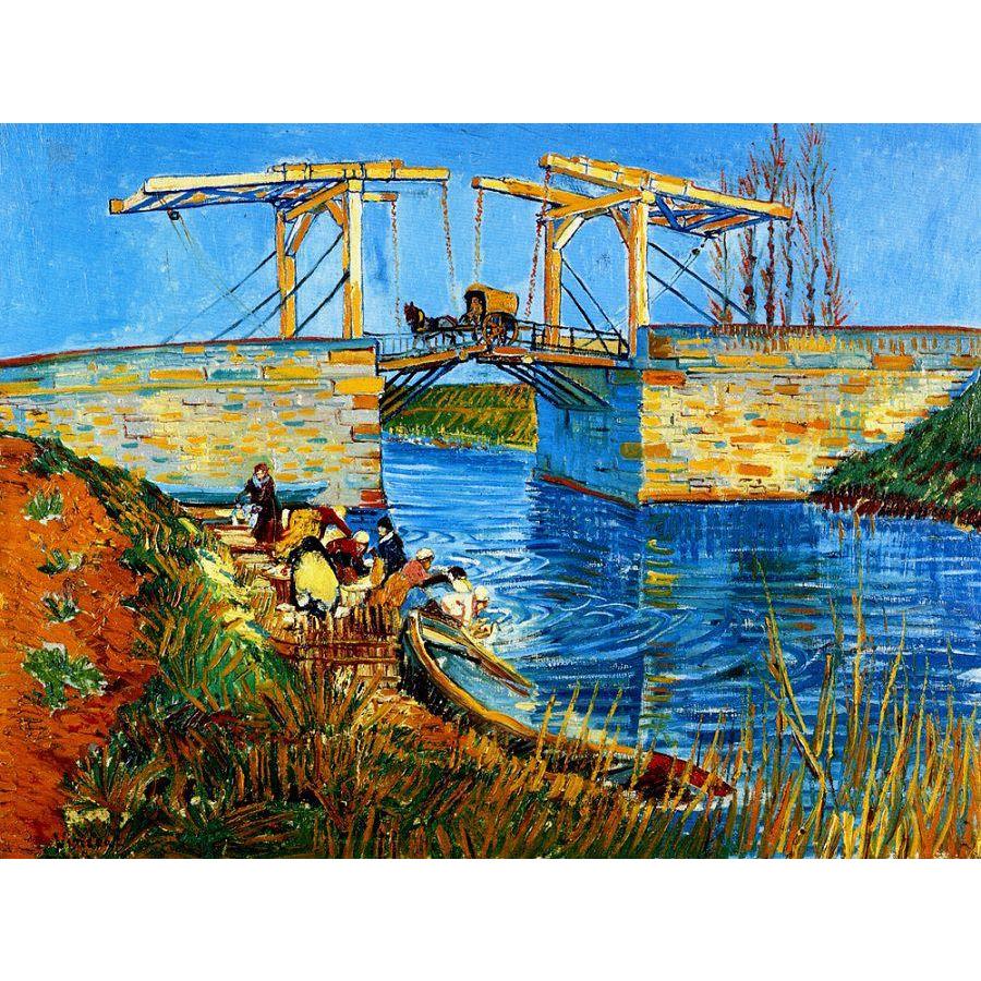 Vincent van Gogh -	The Langlois Bridge at Arles - DIY Painting By Numbers Kit