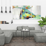 Abstract Color Spotted Deer