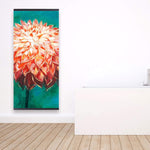 Abstract Dahlia Flower - Wooden Magnetic Frame