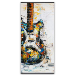 Abstract Guitar - Wooden Magnetic Frame