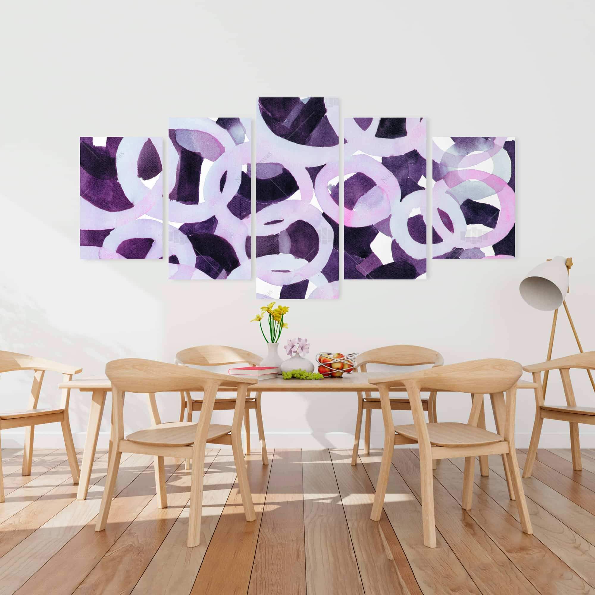 Abstract Purple Circles