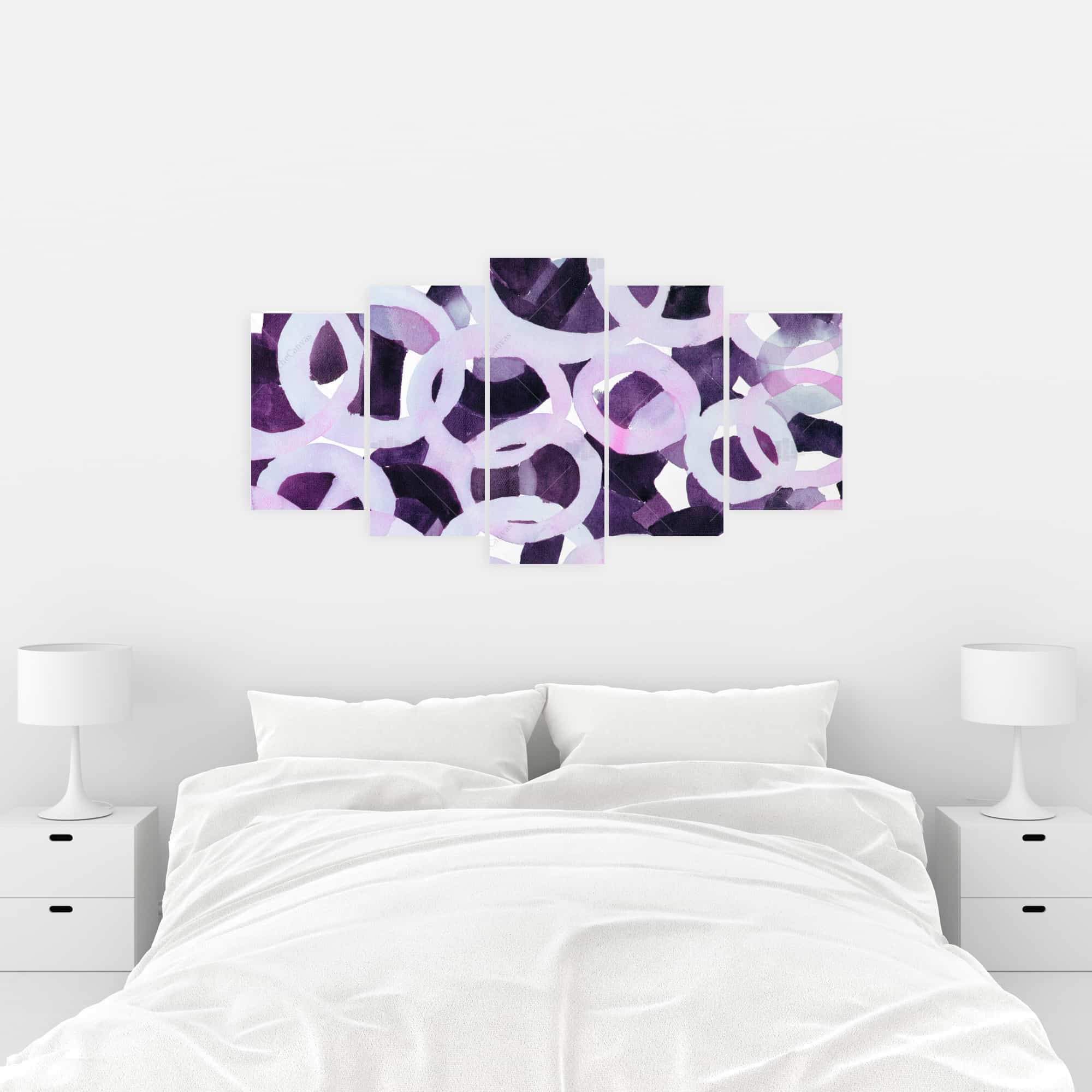 Abstract Purple Circles