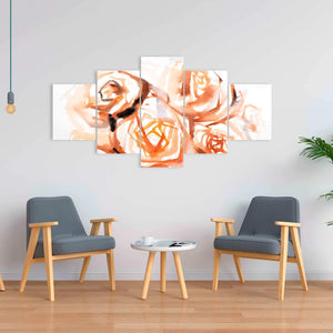 Sepia Style Abstract Roses Bundle