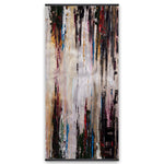 Abstract Runny Paint - Wooden Magnetic Frame