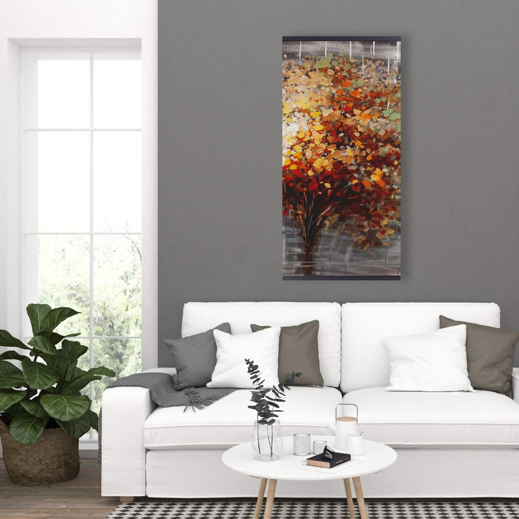 Abstract Tree By Fall - Wooden Magnetic Frame