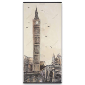 Big Ben In London - Wooden Magnetic Frame