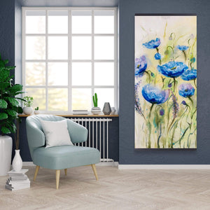 Blue Garden - Wooden Magnetic Frame